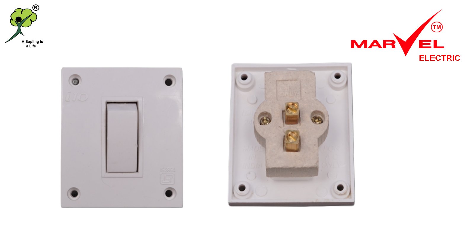 Pc 16A Switch Porcelain